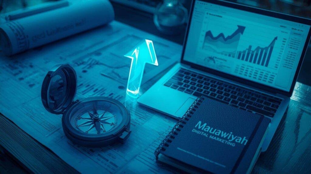 Marketing consultant in Dudley mission and core values showing integrity transparency and data-driven business growth strategies for West Midlands SMEs. Mauawiyah Digital Marketing