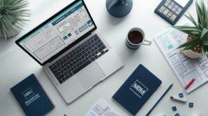 Website Design Services Dudley - Mauawiyah Digital Marketing Professional website design workspace by digital marketing consultant Dudley showing modern web development tools