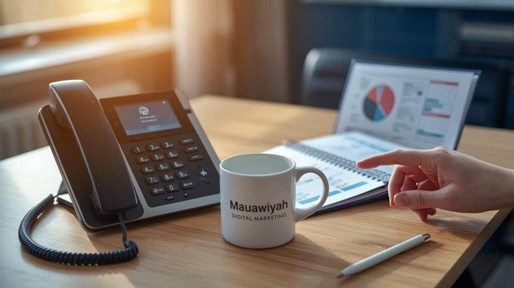 Free Google Business Profile Dudley consultation booking with landline displaying contact information for local SEO West Midlands optimisation services 